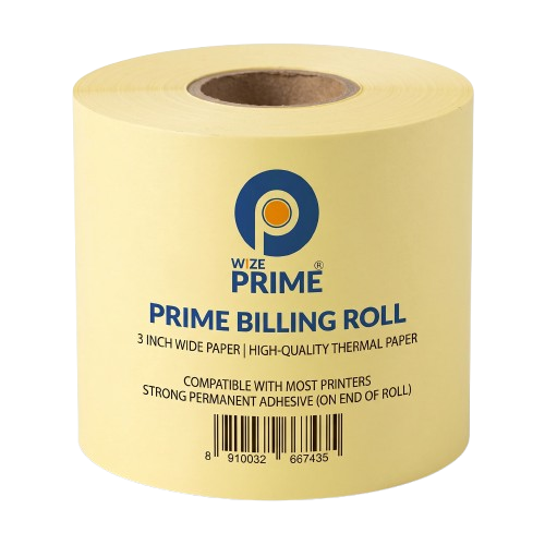 YELLOW Thermal Paper Roll Ideal for Billing